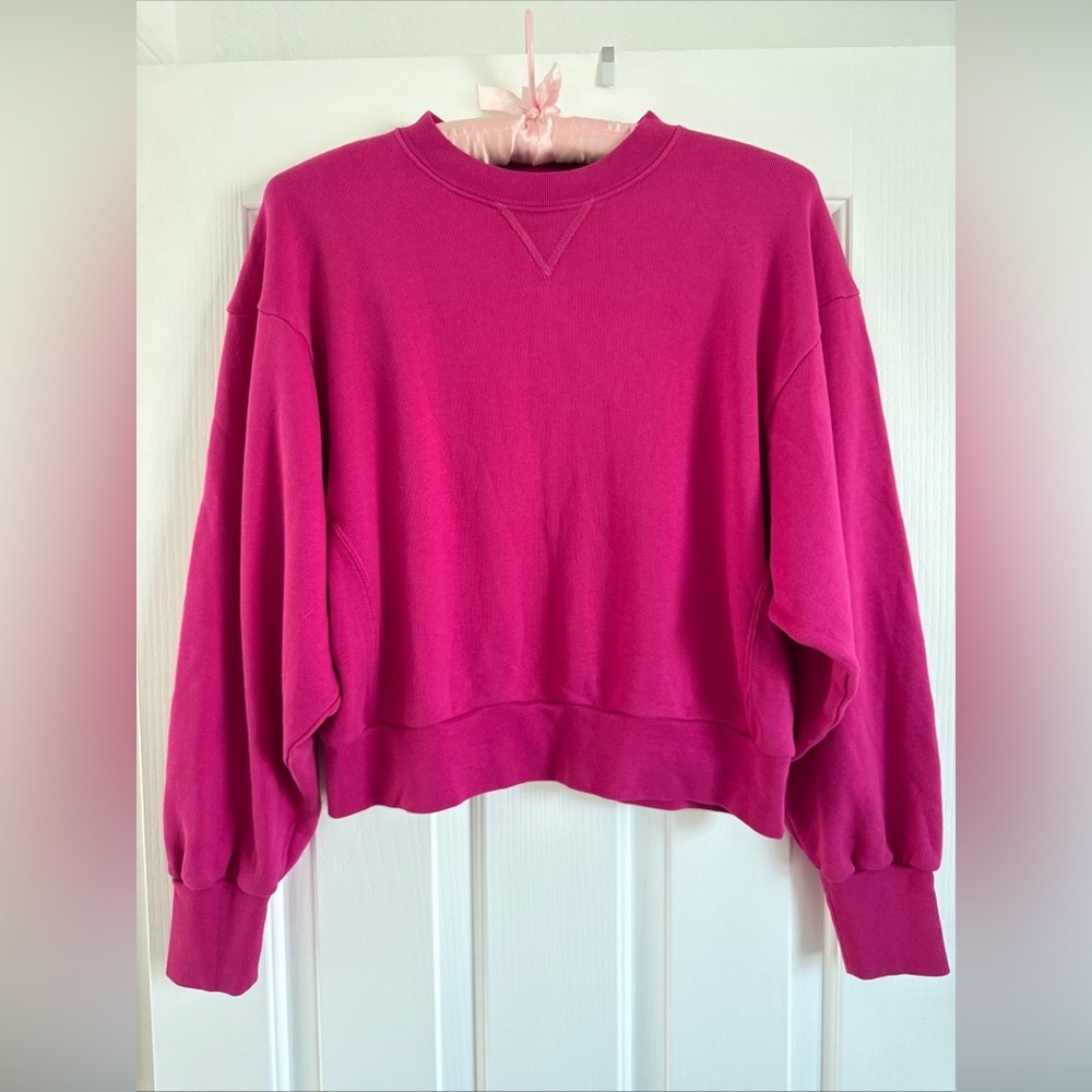 7 for All Mankind Sweatshirt Relaxed Fit XS - Picture 5 of 9